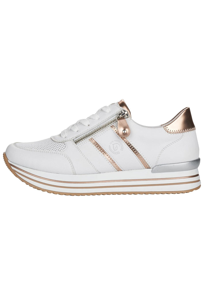 Remonte Sneaker Leder Weiß - surf4shoes