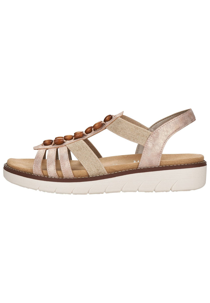 Remonte Sandalen Lederimitat Rosegold - surf4shoes