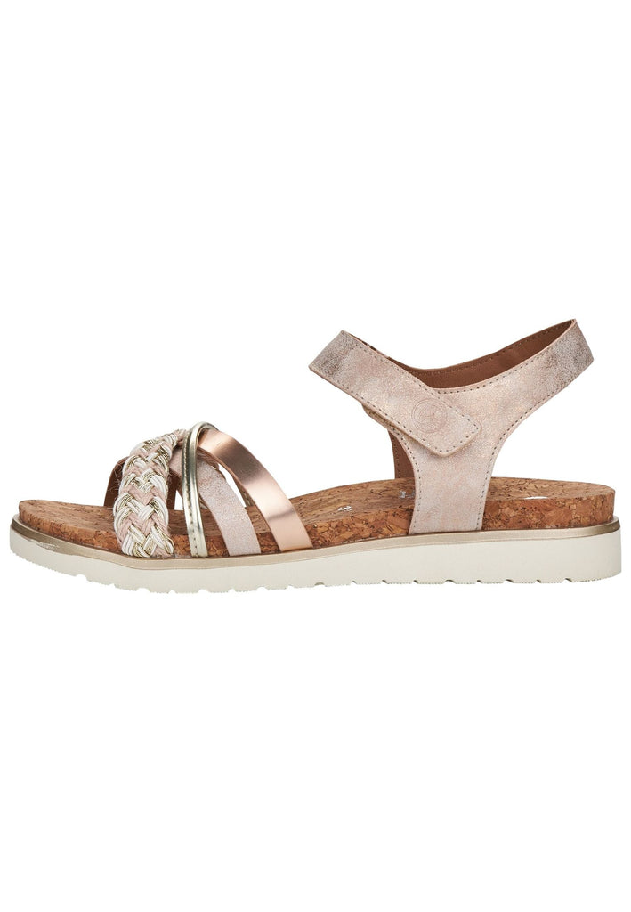 Remonte Sandalen Lederimitat Rosegold - surf4shoes