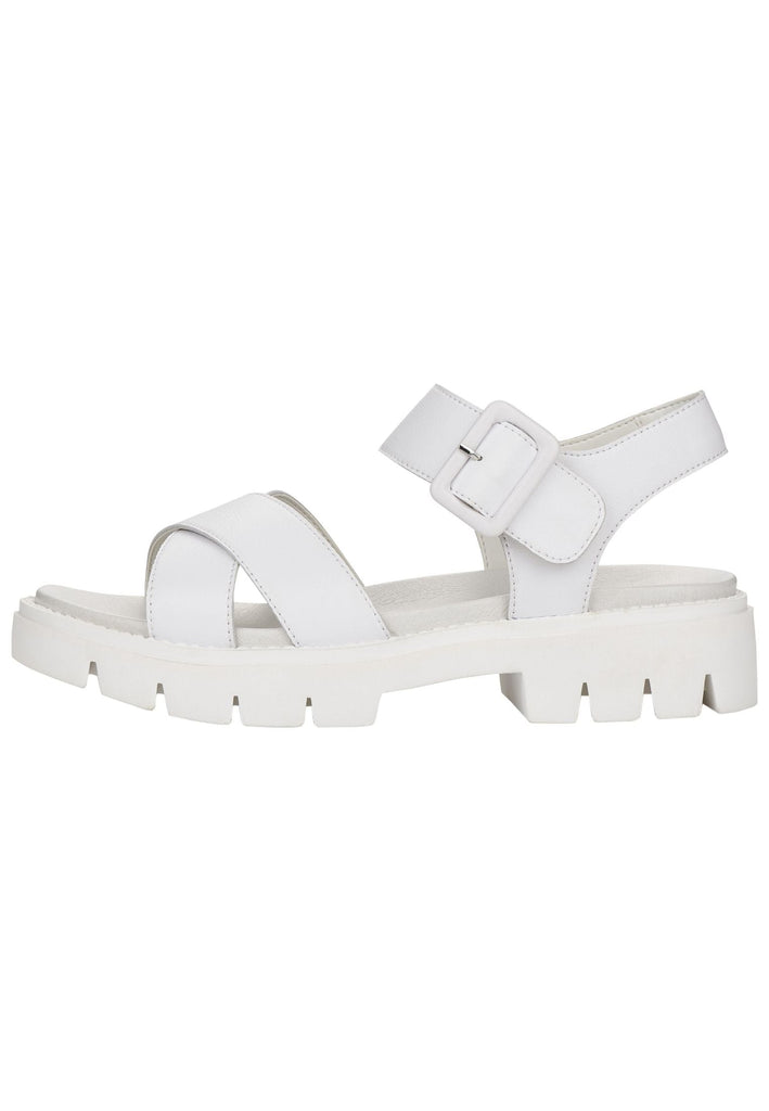 Remonte Sandalen Leder Weiß - surf4shoes