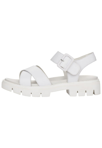 Remonte Sandalen Leder Weiß - surf4shoes