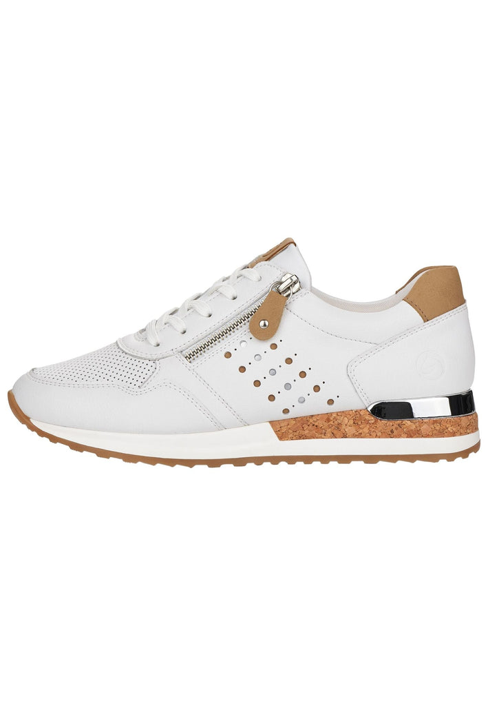 Remonte Sneaker Leder Weiß - surf4shoes