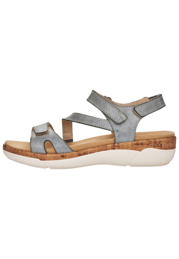 Remonte Sandalen Leder Jeans - surf4shoes