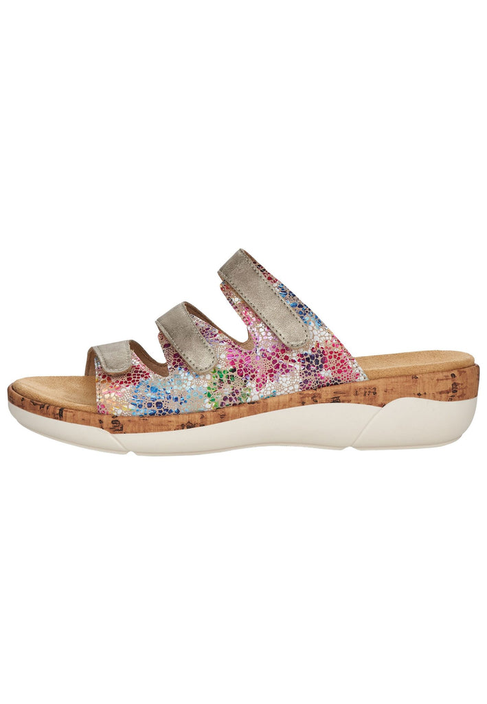 Remonte Pantoletten Leder Multicolor - surf4shoes