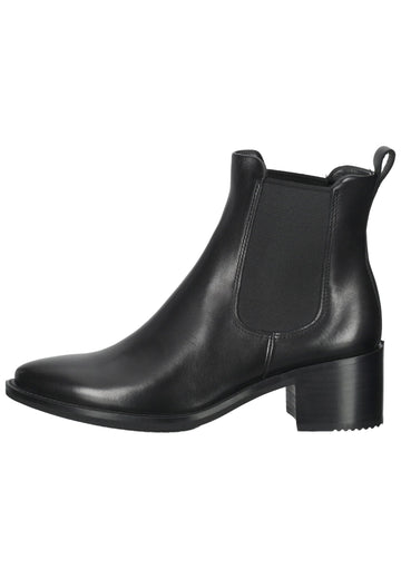 ecco Stiefelette Glattleder Schwarz - surf4shoes