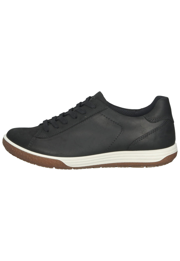 ecco Sneaker Nubukleder Schwarz - surf4shoes