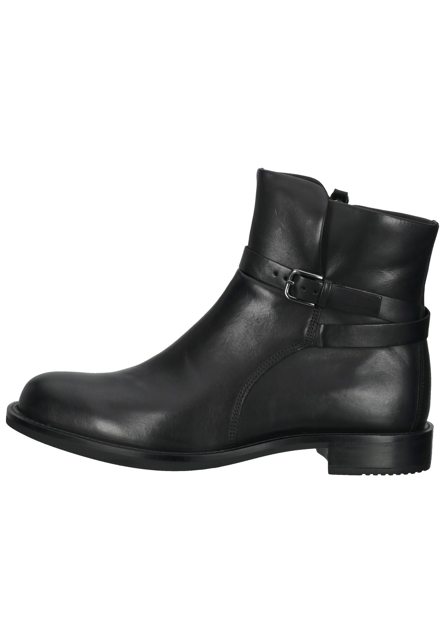 ecco ankle boots leather black surf4shoes