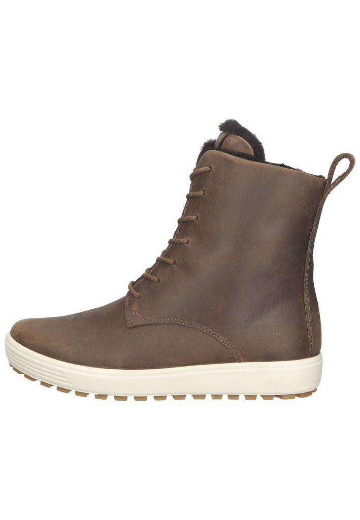 ecco Stiefelette Nubukleder Dunkelbraun Warmfutter - surf4shoes