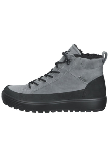 ecco Stiefelette Nubukleder Schwarz/Grau Warmfutter - surf4shoes
