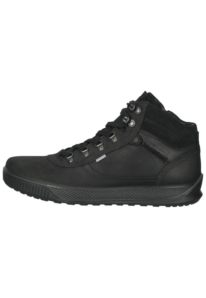 ecco Sneaker Nubukleder Schwarz - surf4shoes