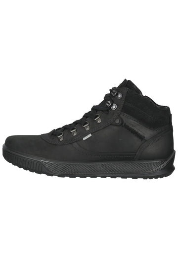 ecco Sneaker Nubukleder Schwarz - surf4shoes