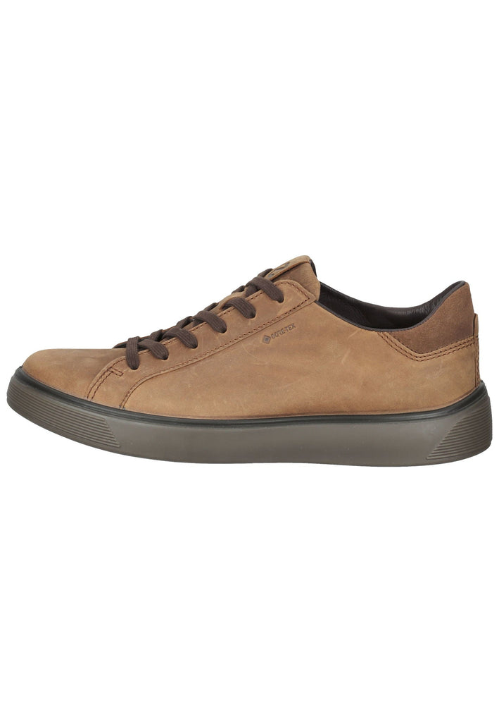 ecco Sneaker Leder Braun - surf4shoes