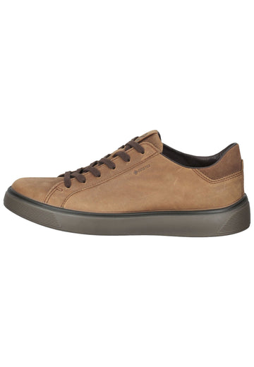 ecco Sneaker Leder Braun - surf4shoes