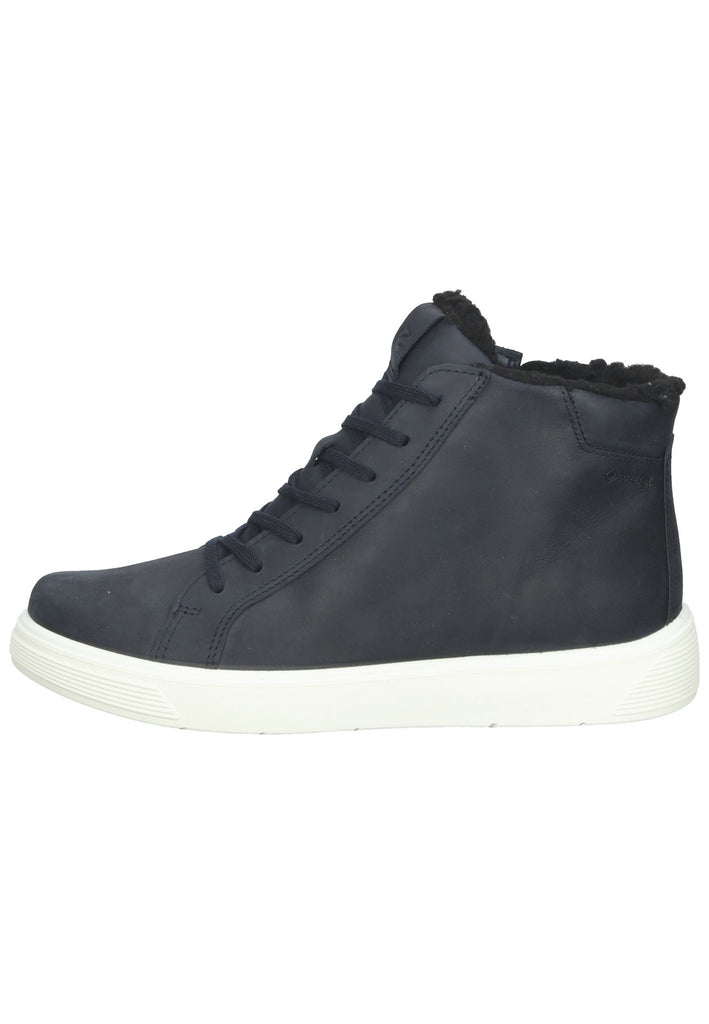ecco Stiefelette Nubukleder Dunkelblau Warmfutter - surf4shoes