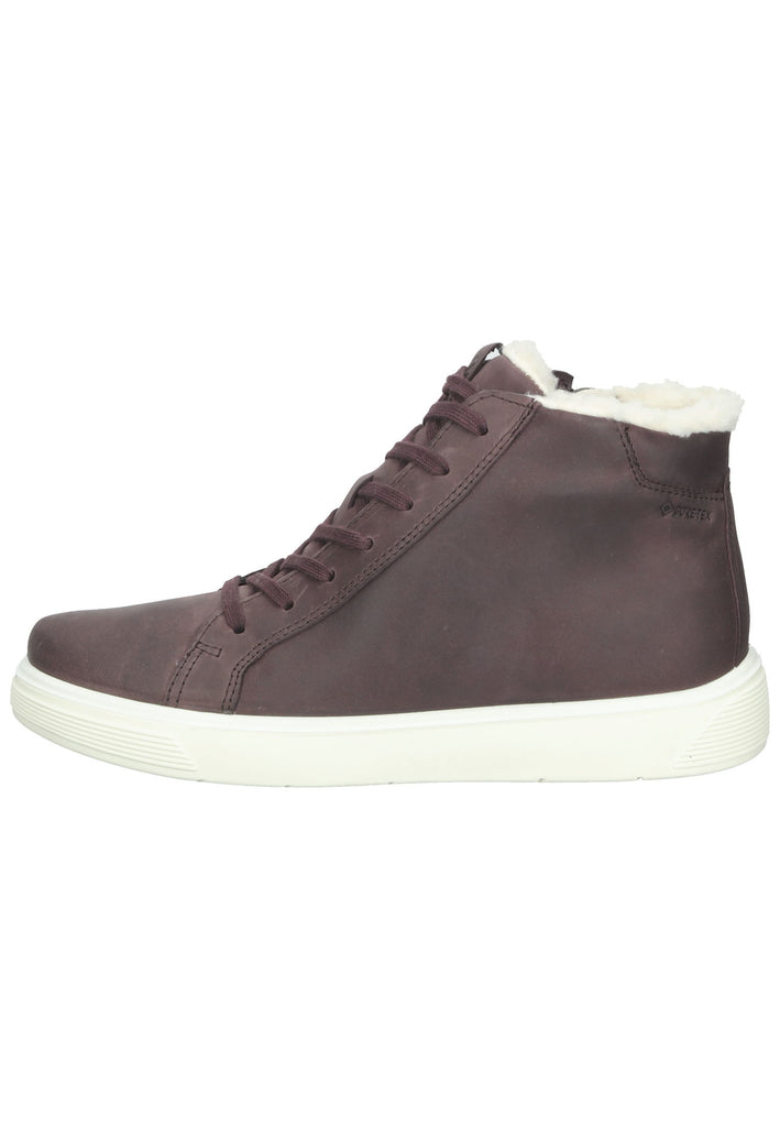 ecco Stiefelette Nubukleder Dunkelrot Warmfutter - surf4shoes
