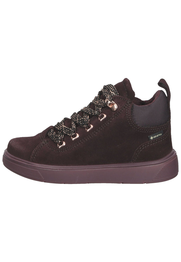 ecco Sneaker Veloursleder Dunkelrot - surf4shoes