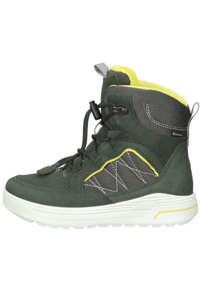 ecco Stiefelette Nubukleder/Textil Dunkelgrün Warmfutter - surf4shoes