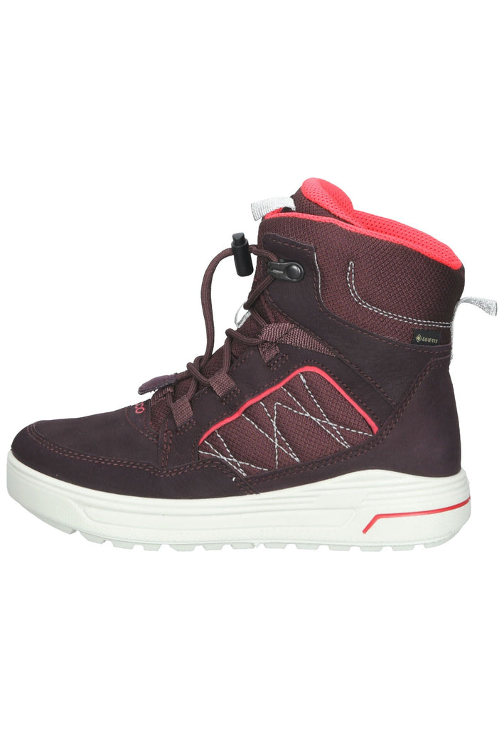 ecco Stiefel Nubukleder/Textil Weinrot Warmfutter - surf4shoes