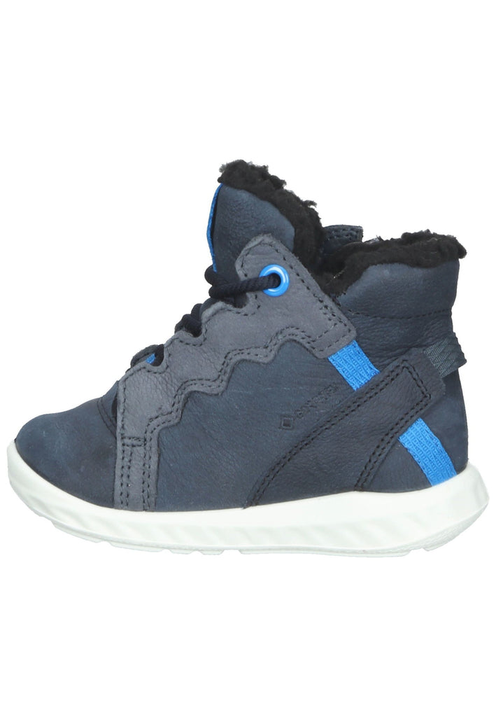 ecco Sneaker Nubukleder Nachtblau Warmfutter - surf4shoes