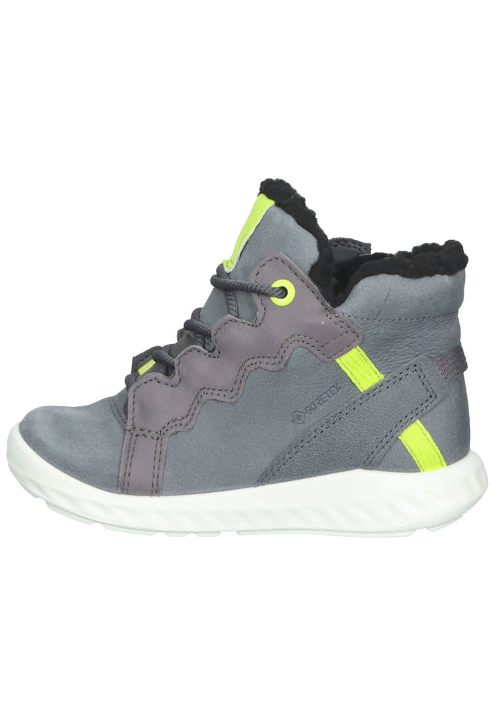 ecco Sneaker Nubukleder Grau Warmfutter - surf4shoes