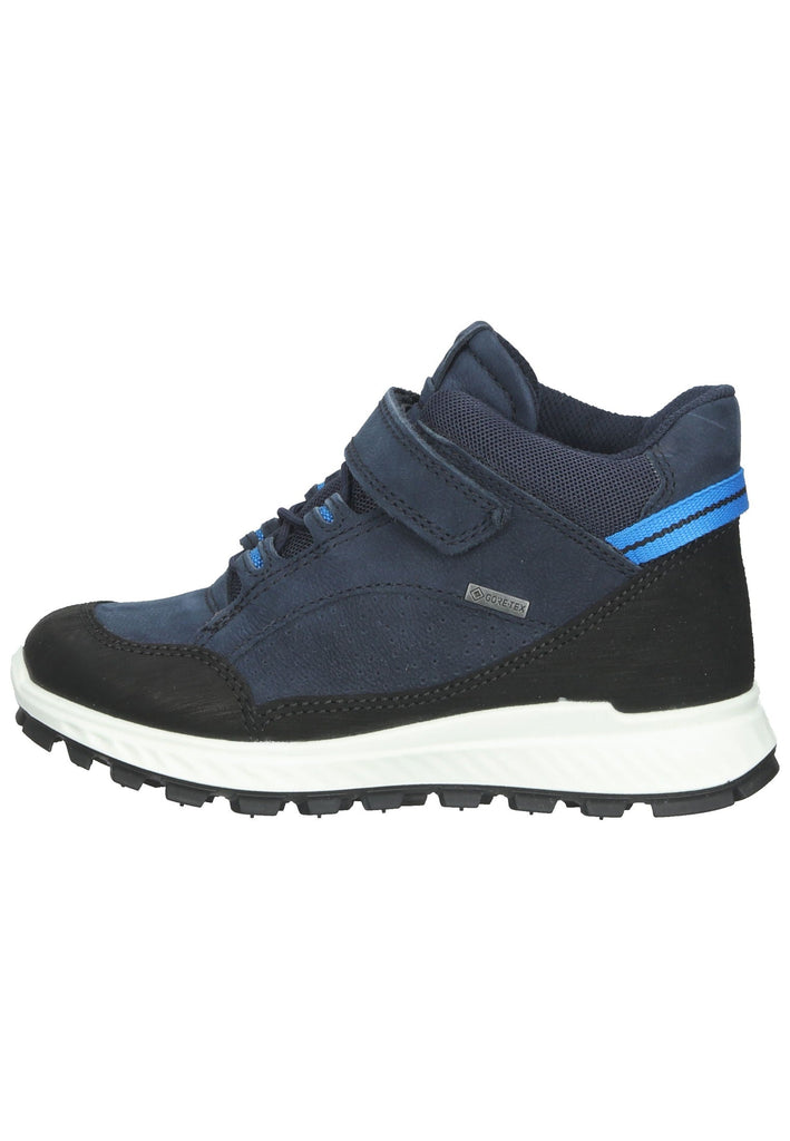 ecco Stiefelette Nubukleder Blau/Schwarz - surf4shoes