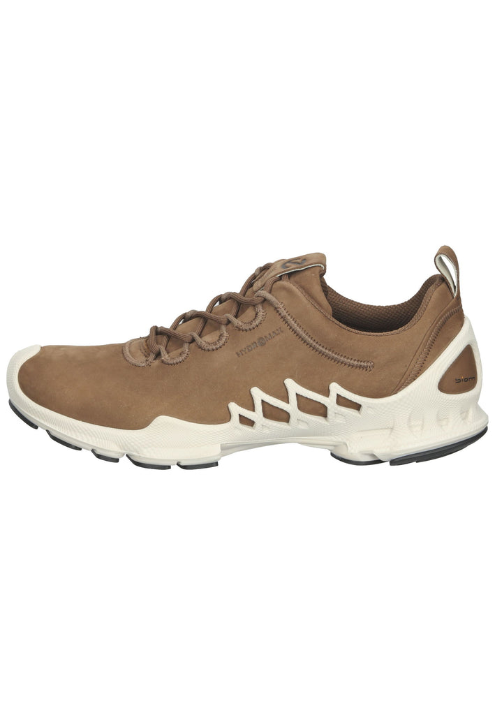 ecco Halbschuhe Nubukleder Braun/Weiß - surf4shoes
