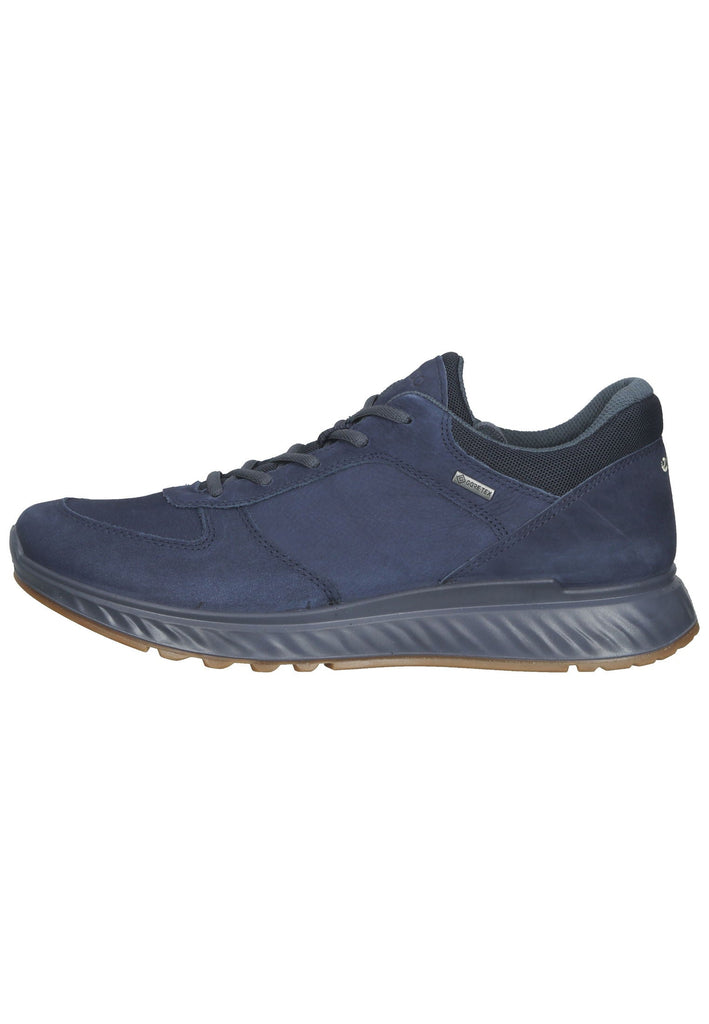 ecco Sneaker Leder Blau - surf4shoes