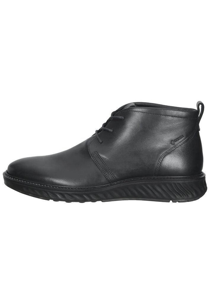 ecco Halbschuhe Leder Schwarz - surf4shoes