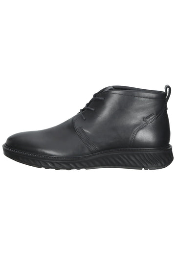 ecco Halbschuhe Leder Schwarz - surf4shoes