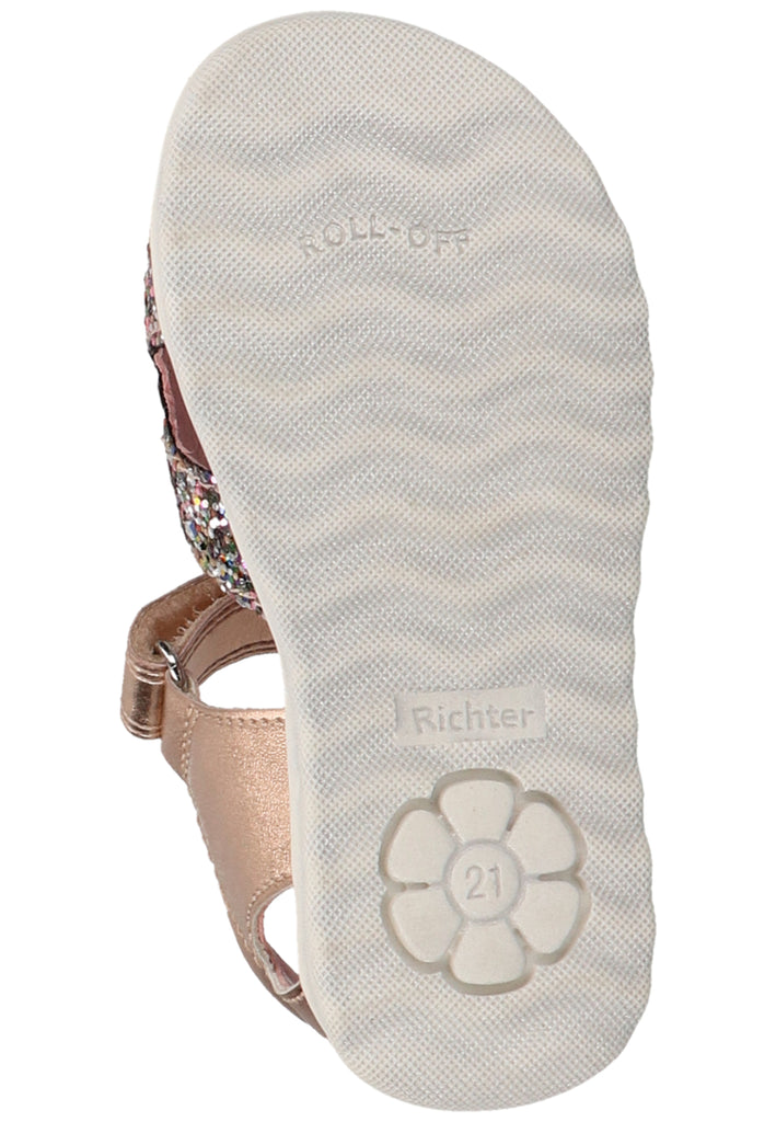 Richter Sandalen Lederimitat/Textil Gold - surf4shoes