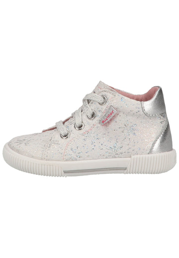 Richter Halbschuhe Lederimitat/Textil Weiß/Silber - surf4shoes