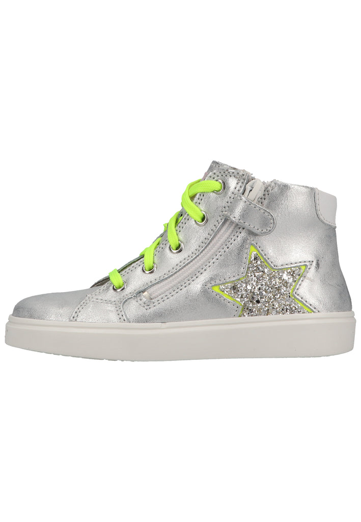 Richter Sneaker Leder/Textil Silber - surf4shoes