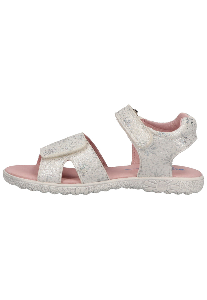 Richter Sandalen Textil Weiß/Silber - surf4shoes