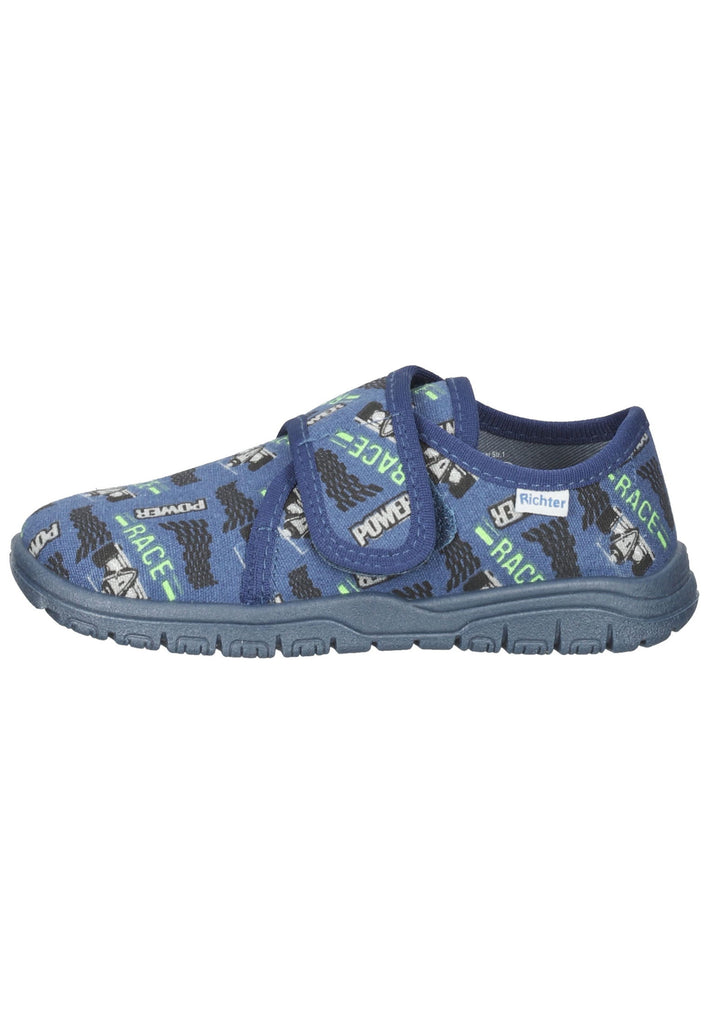 Richter Hausschuhe Textil Navy - surf4shoes