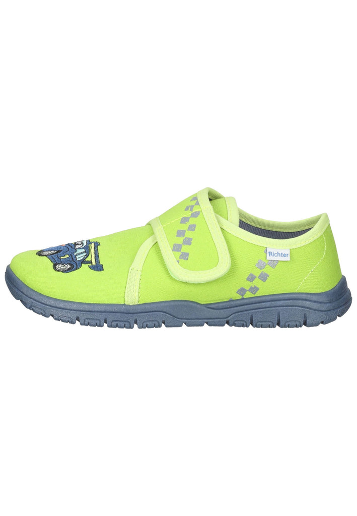 Richter Hausschuhe Textil Lime - surf4shoes