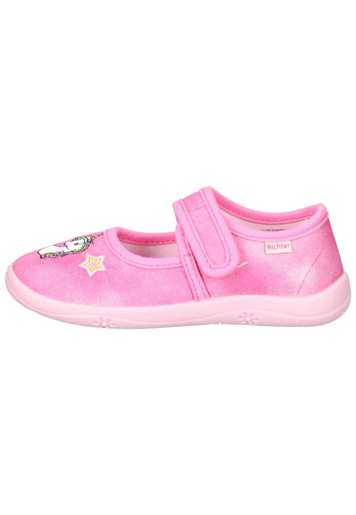 Richter Hausschuhe Textil Pink - surf4shoes