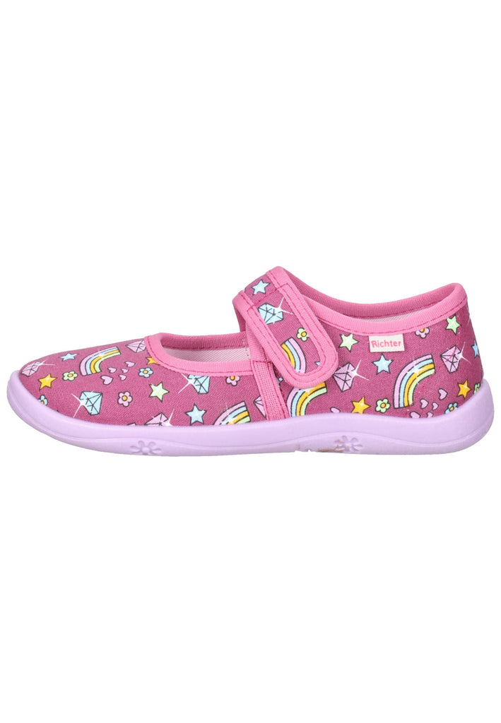 Richter Hausschuhe Textil Pink - surf4shoes