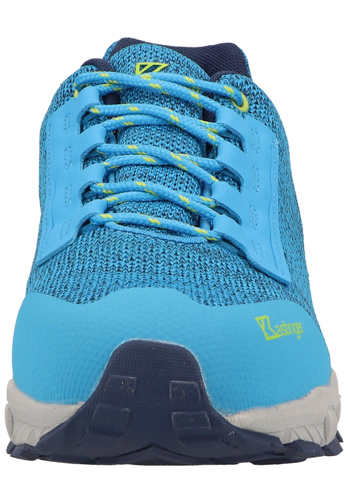 Kastinger Wanderschuhe Lederimitat/Mesh Blau/Lime - surf4shoes