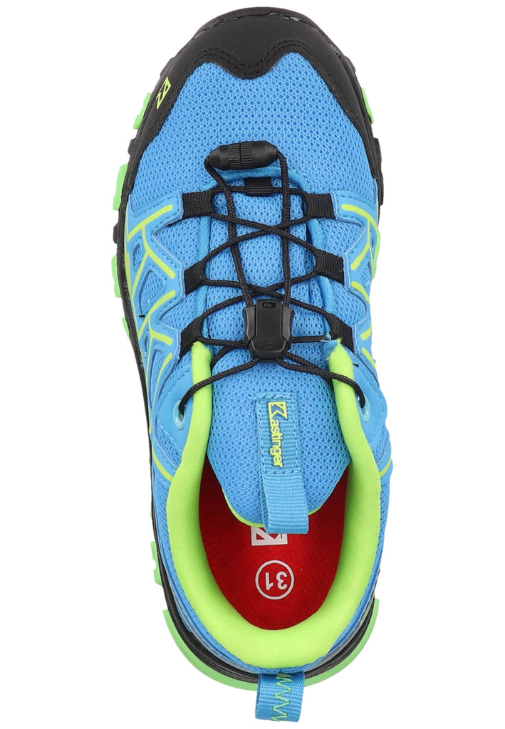 Kastinger Wanderschuhe Lederimitat/Textil Blau/Grün - surf4shoes