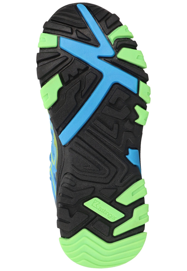 Kastinger Wanderschuhe Lederimitat/Textil Blau/Grün - surf4shoes