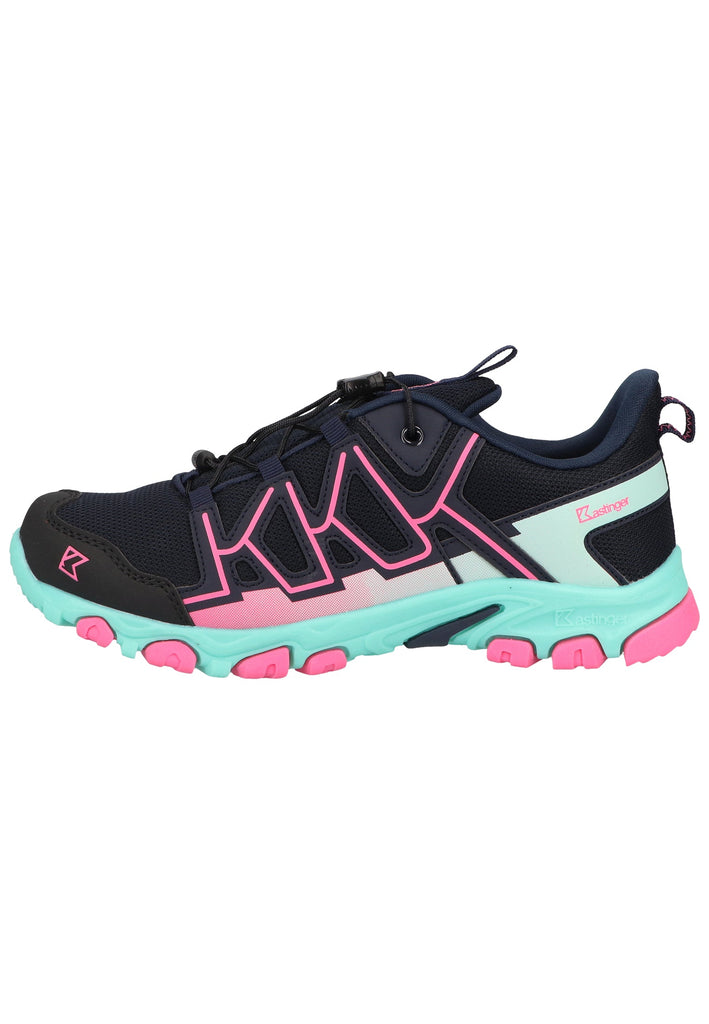 Kastinger Wanderschuhe Lederimitat/Textil Navy/Pink - surf4shoes