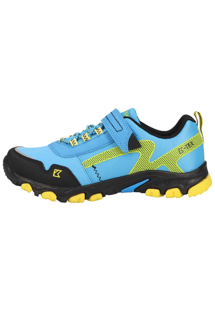 Kastinger Wanderschuhe Lederimitat/Mesh Blau/Gelb - surf4shoes