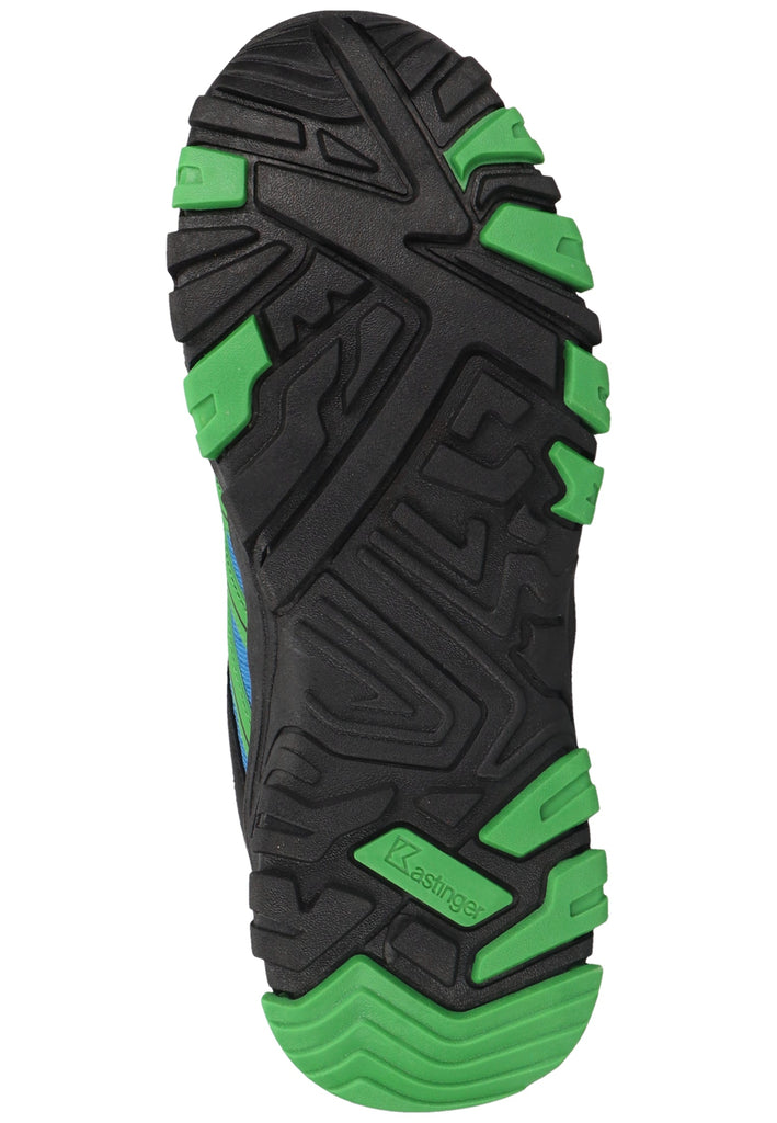 Kastinger Wanderschuhe Lederimitat/Mesh Blau/Grün - surf4shoes