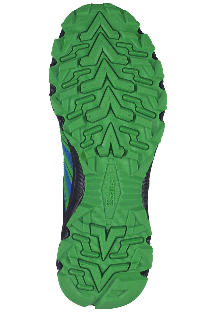 Kastinger Wanderschuhe Lederimitat/Mesh Blau/Grün - surf4shoes