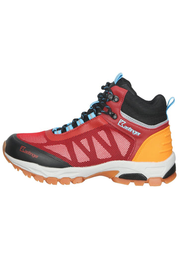 Kastinger Wanderschuhe Lederimitat/Textil Rot/Schwarz - surf4shoes