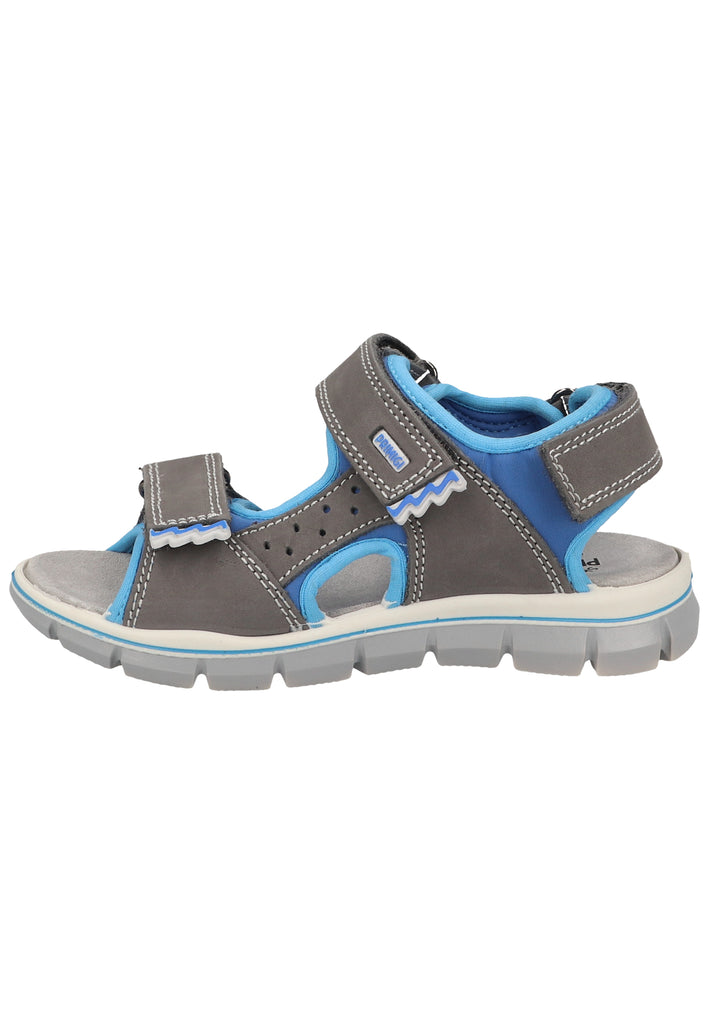 Primigi Sandalen Nubukleder Grau/Blau - surf4shoes