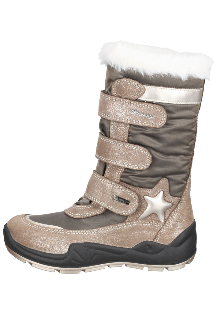 Primigi Stiefelette Leder Hellbraun Warmfutter - surf4shoes