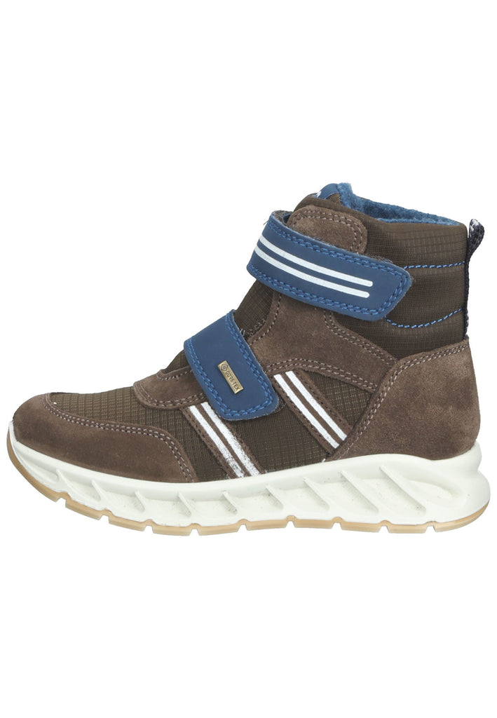 Primigi Sneaker Leder Braun/Blau Warmfutter - surf4shoes