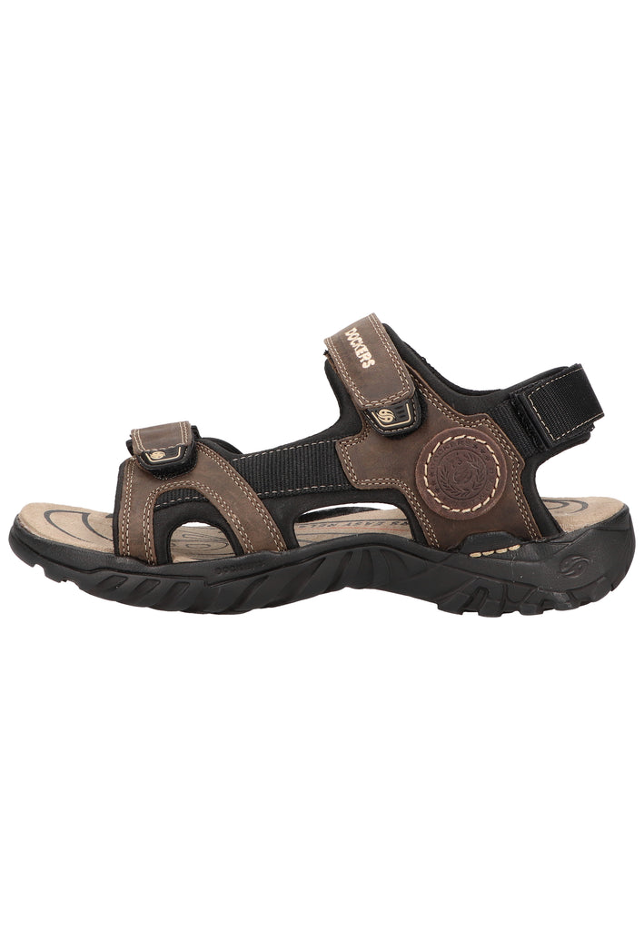 Dockers Wanderschuhe Leder/Textil Cafe - surf4shoes