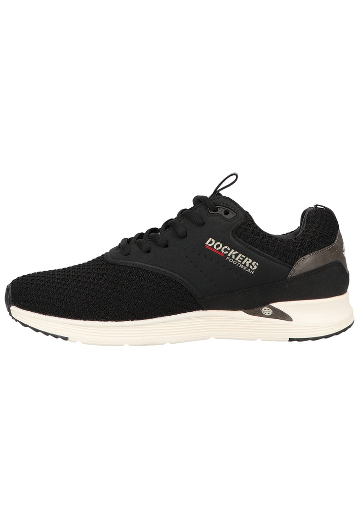 Dockers Sneaker Lederimitat/Textil Schwarz/Weiß - surf4shoes